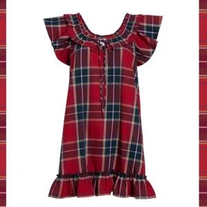 Hill House Cordelia Dress in Red Tartan